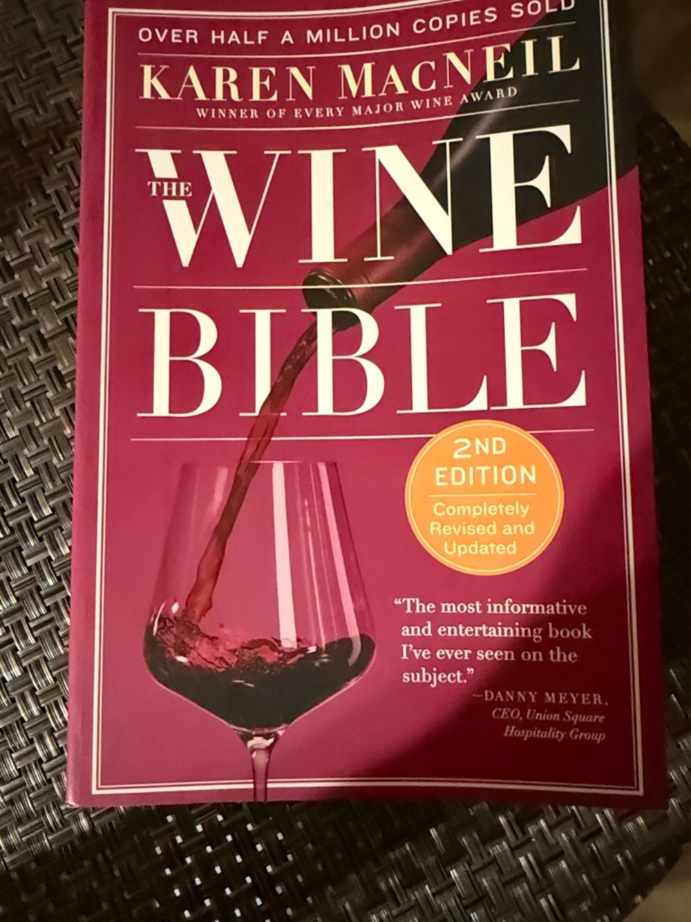 Karen MacNeil The Wine Bible - Berry Red Cover